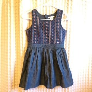 Dress / Tunic denim Joe Fresh girls sz 10-12